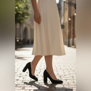 Sam Edelman Classic Black Suede Heels